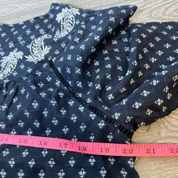 NWT Point Sur J. Crew embroidered peasant top sz S boho - Picture 8 of 9